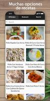 Poster Las mejores recetas de pollo y arroz