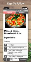 Easy and delicious quiche recipes 截图 3