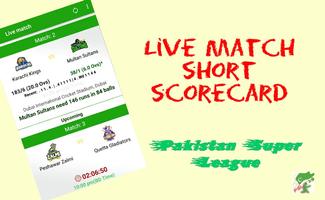 Score & Info of PSL - Pakistan Super League 2019 imagem de tela 1