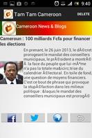 TamTam Cameroun Actu imagem de tela 2