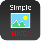ikon Nice Simple Photo Widget