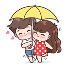 Cute Couple Sticker for WAStickerApps icon