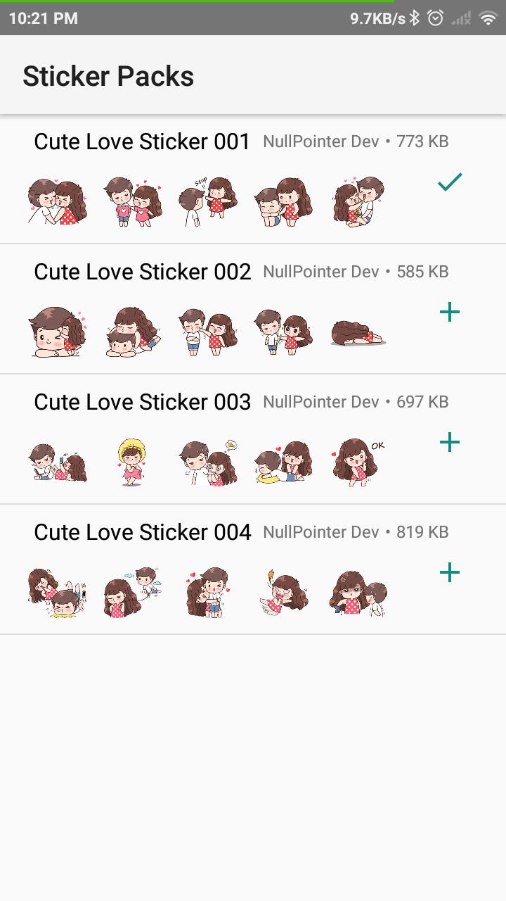 Cute Couple Sticker For Wastickerapps For Android Apk Download