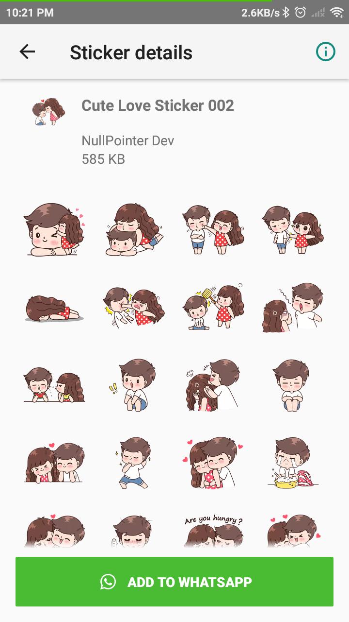 Cute Couple Sticker For Wastickerapps For Android Apk Download