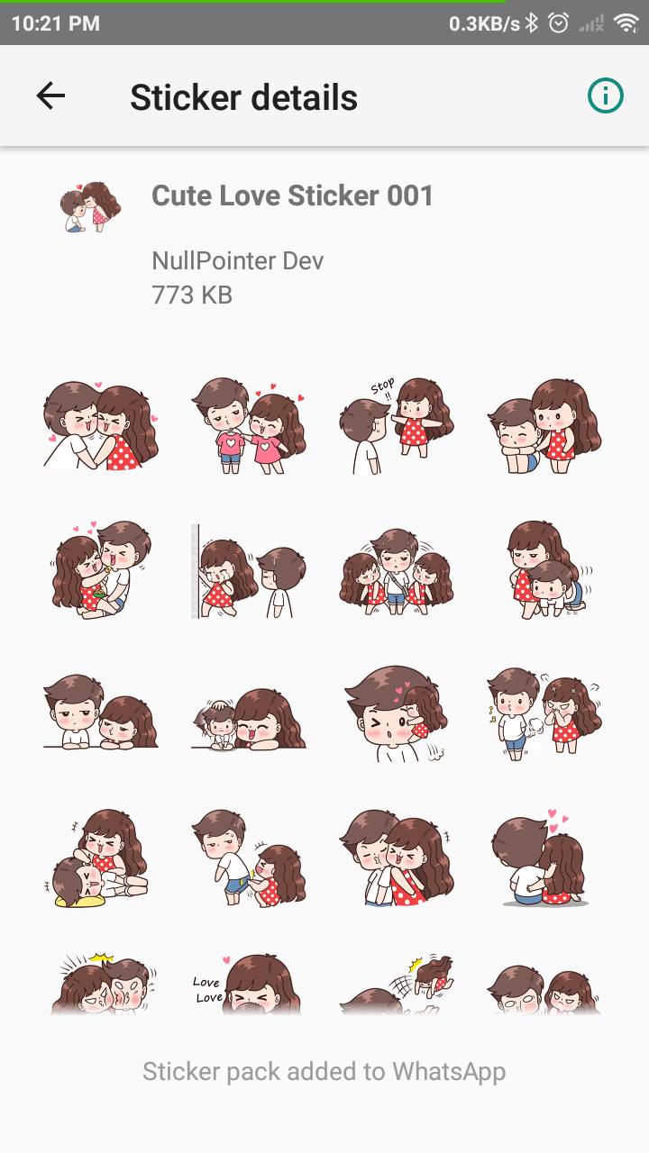 Cute Couple Sticker For Wastickerapps For Android Apk Download