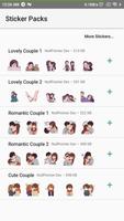 Sticker for WhatsApp - Lovely Couple Sticker Pack Affiche