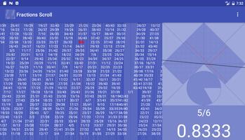 Fractions Scroll capture d'écran 2