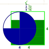 Proper Fractions Zeichen