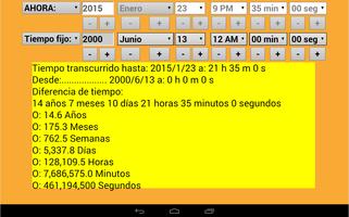Calculadora de tiempo captura de pantalla 2