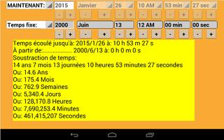 Calculatrice de temps capture d'écran 1