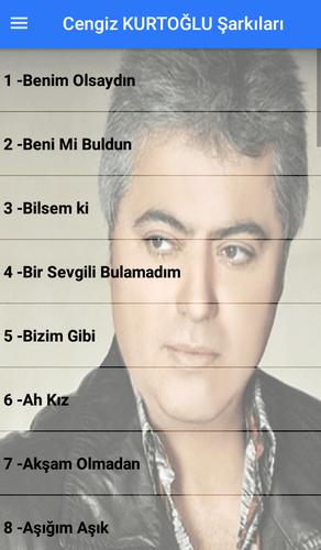 android icin cengiz kurtoglu sarkilari internetsiz 40 sarki apk yi indir