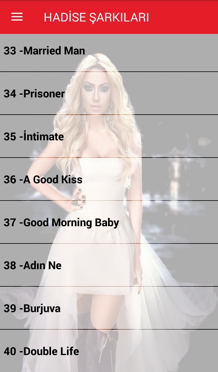 Hadise Sarkilari Internetsiz 40 Sarki For Android Apk Download