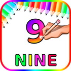 Number Colour Drawing Book icon