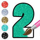 Glitter Number & ABC Coloring APK