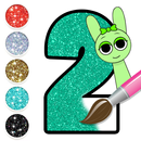 Glitter Number & ABC Coloring APK