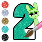 Glitter Number & ABC Coloring simgesi