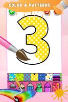 Glitter Number & ABC Coloring screenshot 3