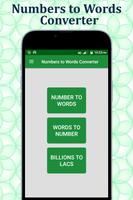 Numbers to Words Converter पोस्टर