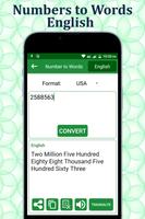 Numbers to Words Converter ảnh chụp màn hình 1