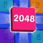 Merge block - 2048 puzzle game icono