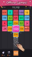 Merge block - 2048 puzzle game اسکرین شاٹ 2