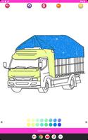 Coloring Truck Glitter 포스터