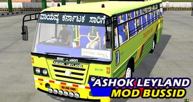 Mod Bus Ashok Leyland Livery Affiche