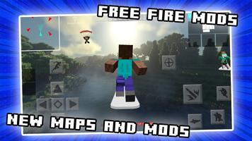 FFFree Fire Max Mod Minecraft Affiche