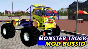 Monster Truck Car Mod Bussid Affiche