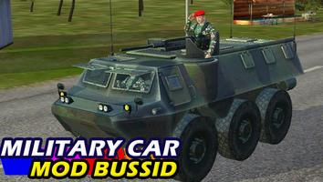 Military Tank Car Mod Bussid Affiche