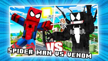 Venom vs Spider Mod Man MCPE اسکرین شاٹ 1