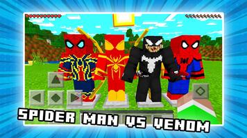 Venom vs Spider Mod Man MCPE 스크린샷 2