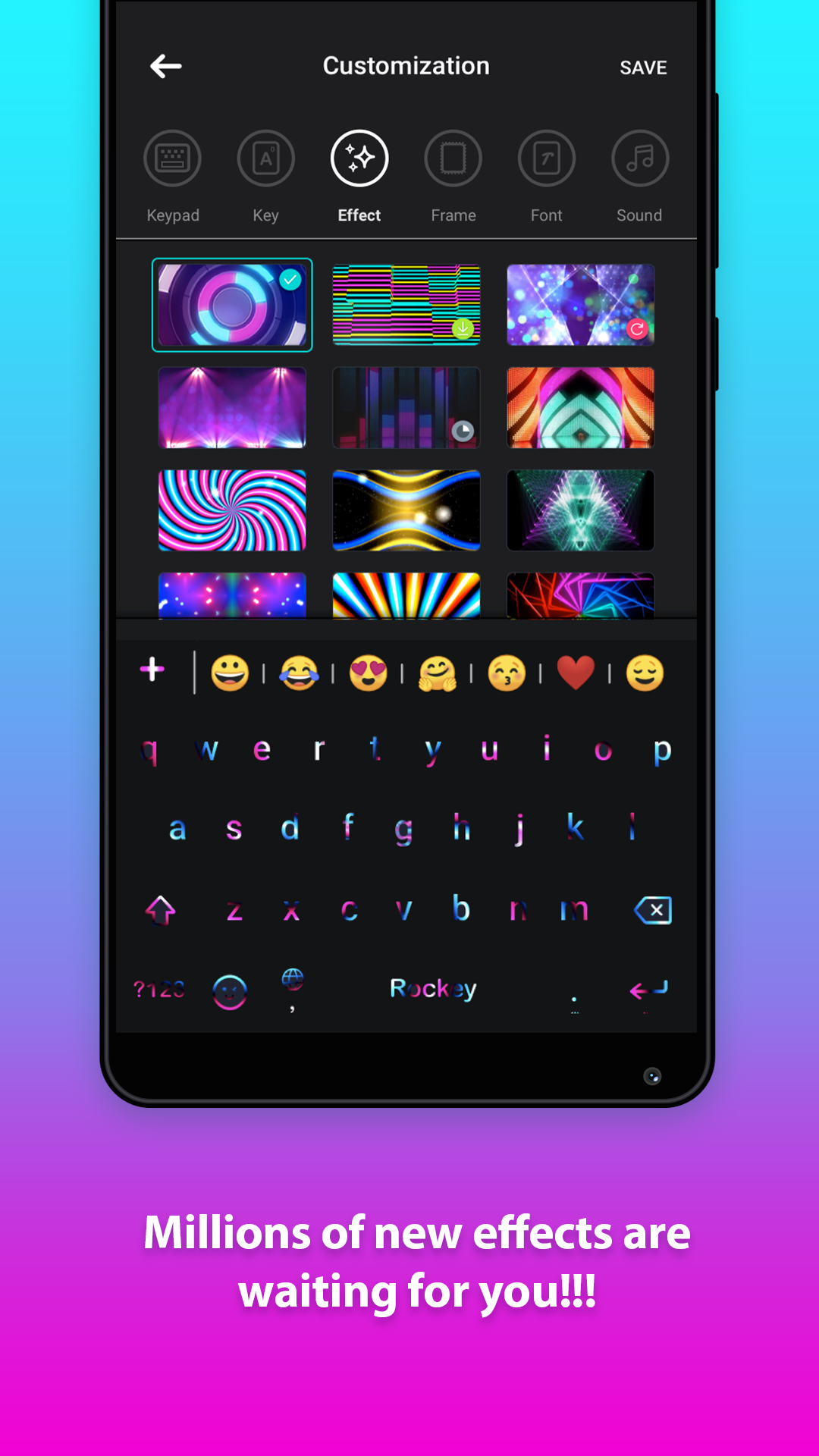 LED NEON Keyboard - Colorful, lighting, RGB, emoji APK 1 ...