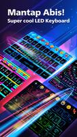 LED NEON Keyboard - Color RGB penulis hantaran