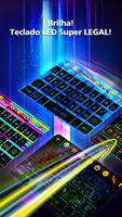 LED NEON Teclado - Color RGB Cartaz