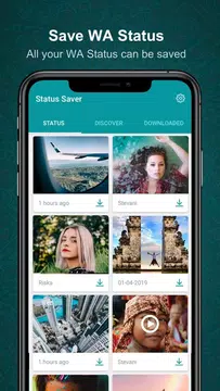 Screenshot 2 for Status Saver - Whatsapp Status Downloader 2021