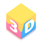 Color Chill: 3D Coloring Book أيقونة