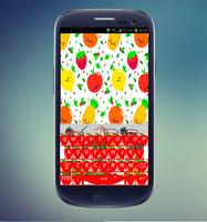 Fruit Keyboard Theme - Strawberry, Apple Emoji স্ক্রিনশট 1