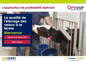 L’app de profitabilité Optivia Affiche