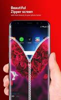 Valentine Zipper Lock Screen Plakat