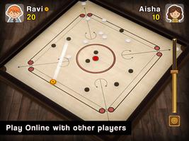 Carrom Multiplayer - 3D Carrom تصوير الشاشة 2
