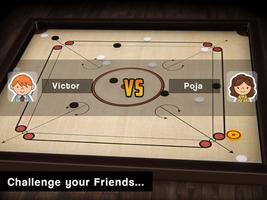 Carrom Multiplayer - 3D Carrom الملصق