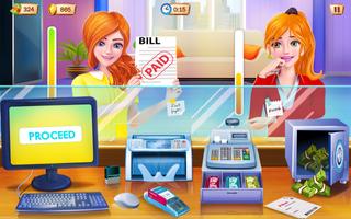 Bank Cashier and ATM Simulator ポスター