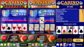 Casino Video Poker captura de pantalla 2