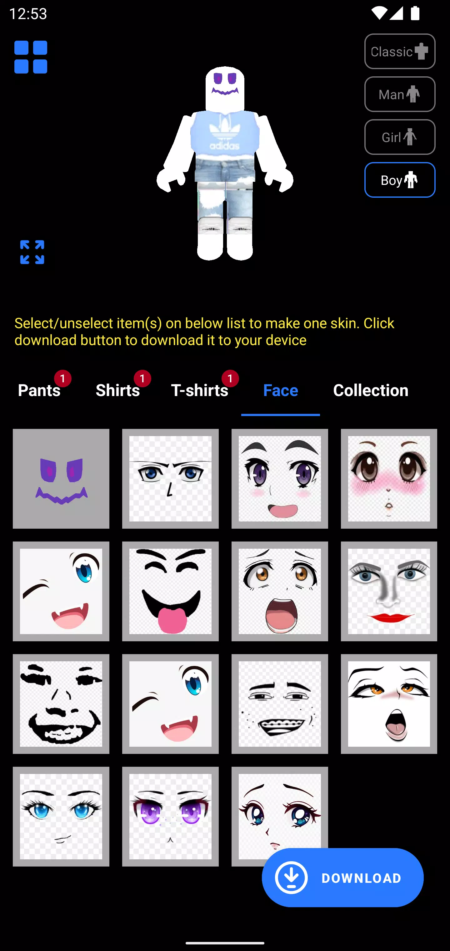 CapCut_skins roblox grátis