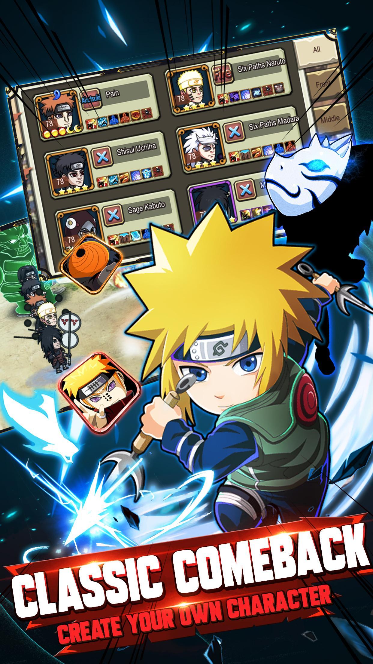 Great Ninja War Global Battle For Android Apk Download - six paths madara roblox