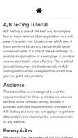A/B Testing Tutorial Poster