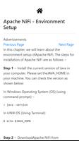 Apache NiFi Tutorial Poster