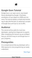 Google Gson Tutorial Poster