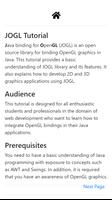 JOGL Tutorial Poster